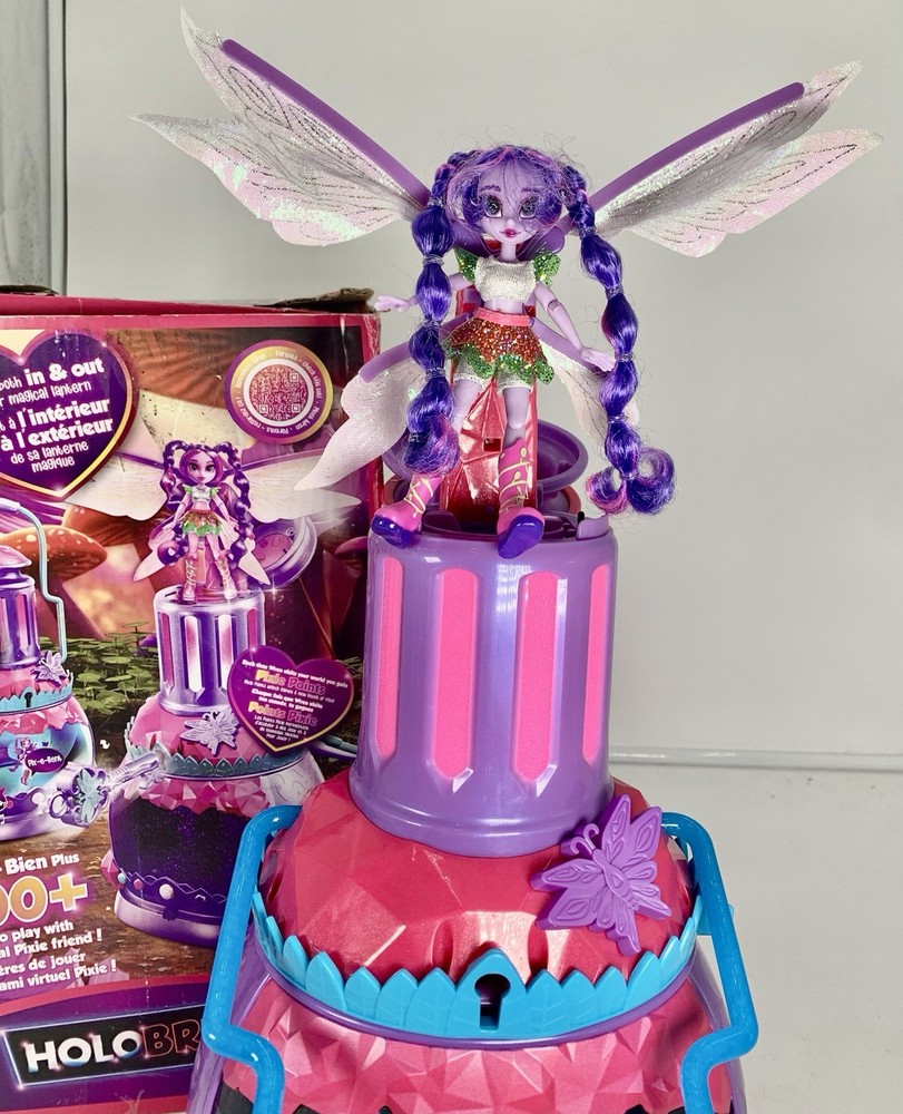 HOLOBRITE Pixie Lantern, Virtual Dancing and Games, Includes 5-inch Pixie Doll