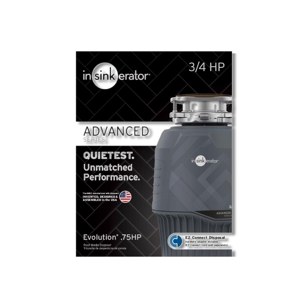InSinkErator Evolution 3/4 HP Continuous Feed Garbage Disposal 80021-ISE