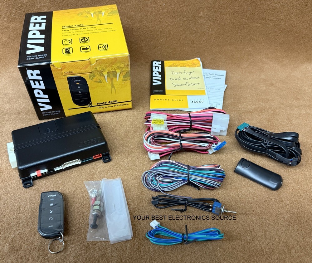 NEW Viper 4606V 1-Way  Remote Start System w/ 5-Button Remote, plus DB3 Module