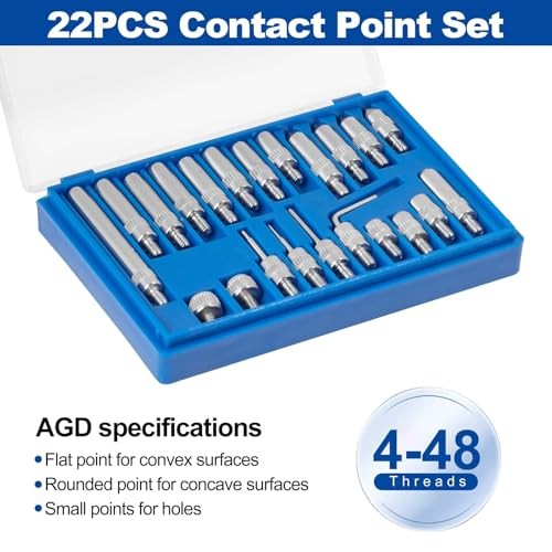 Dial Indicator with Magnetic Base 0-1'' Dial Test Indicator 0.001'' Precision