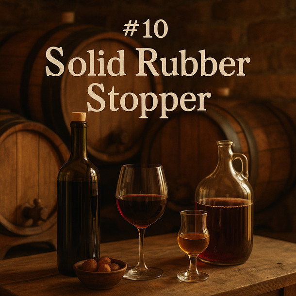 LD Carlson No. 10 Solid Rubber Stopper