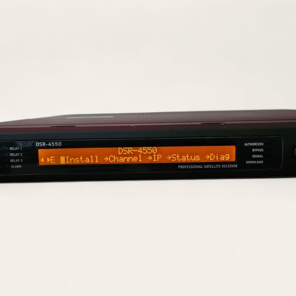 Motorola DSR-4550, Commercial Integrated Satellite Receiver/Decoder RCVR, IRD.