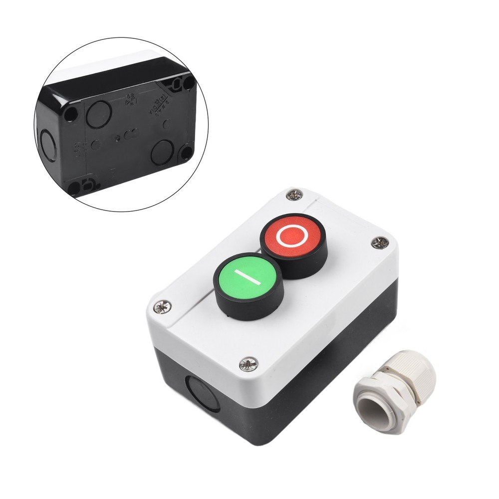Ergonomic Push Button Station Switch with Box for Remote Motor Control