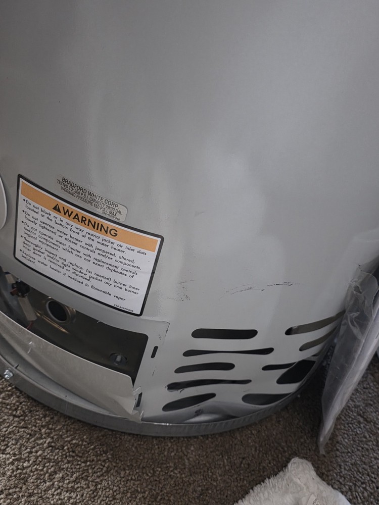 Bradford White Water Heater Gas