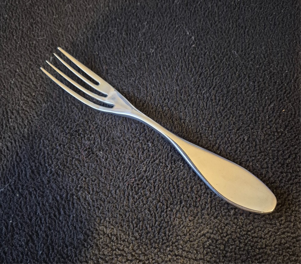 One Nambe Paddle Modern Salad Fork