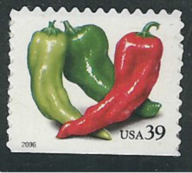 Scott# 4012...39 Cent...Crops...Peppers...2 Stamps