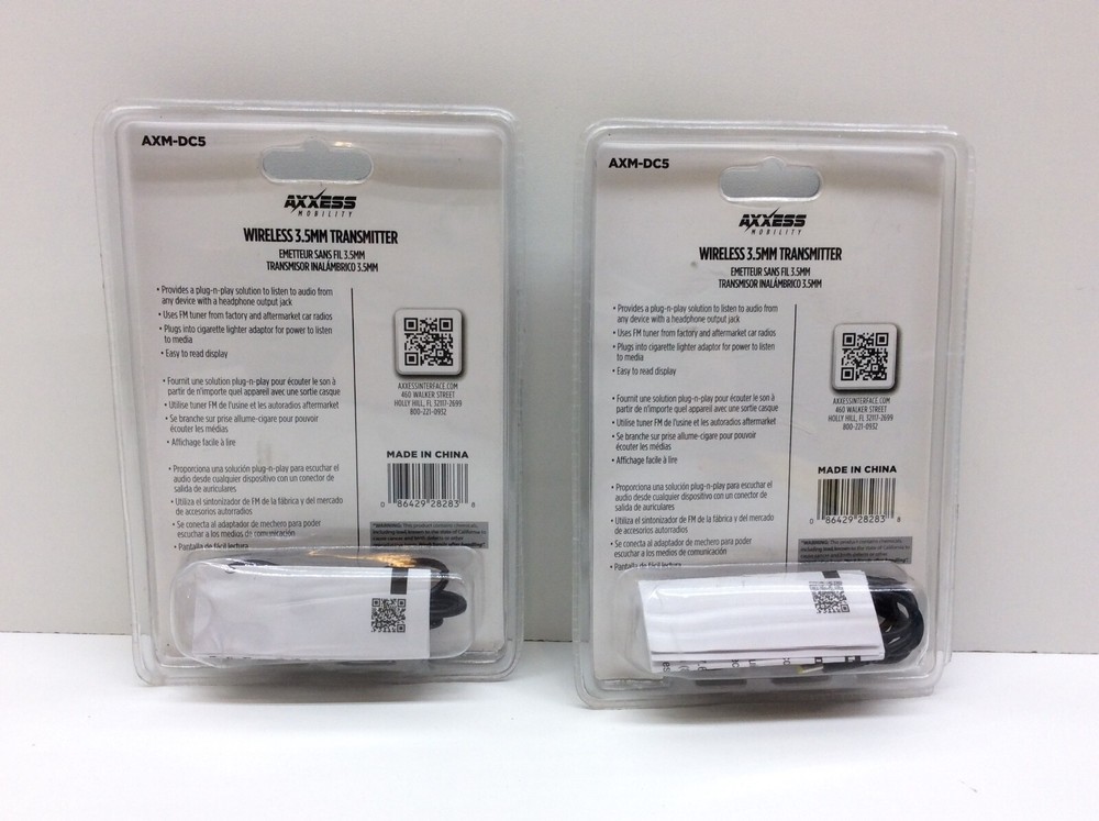 Axxess Mobility AXM-DC5 Wireless 3.5mm FM Modulator