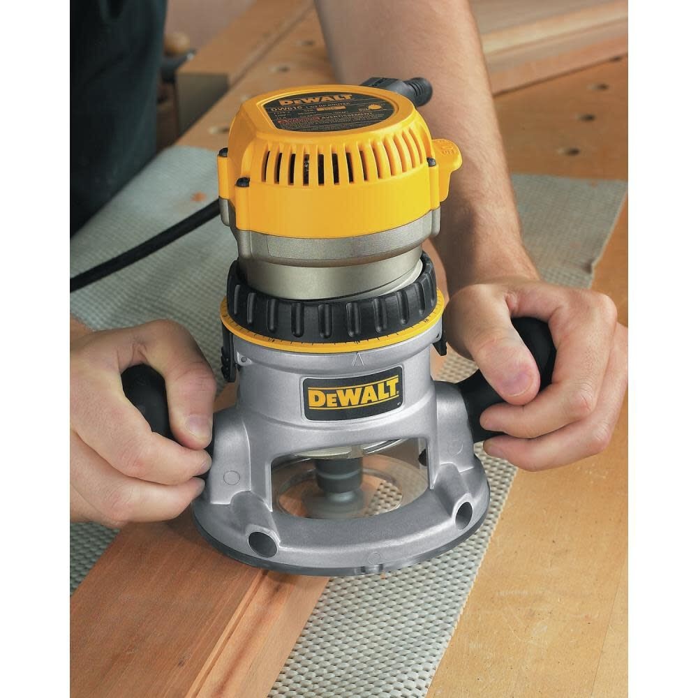 DEWALT 1-3/4 HP (Maximum Motor HP) Fixed Base Router