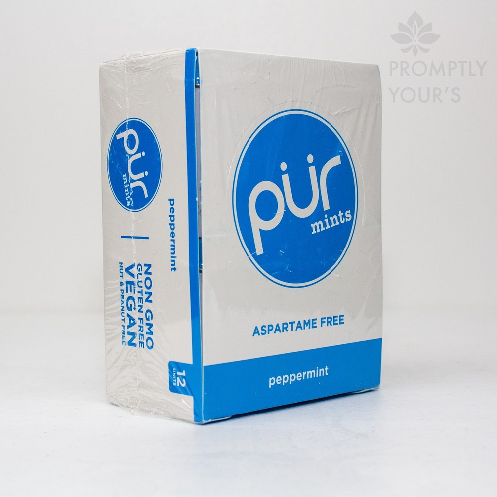 PUR Mints - Peppermint - Sugar-Free, 12-Pack
