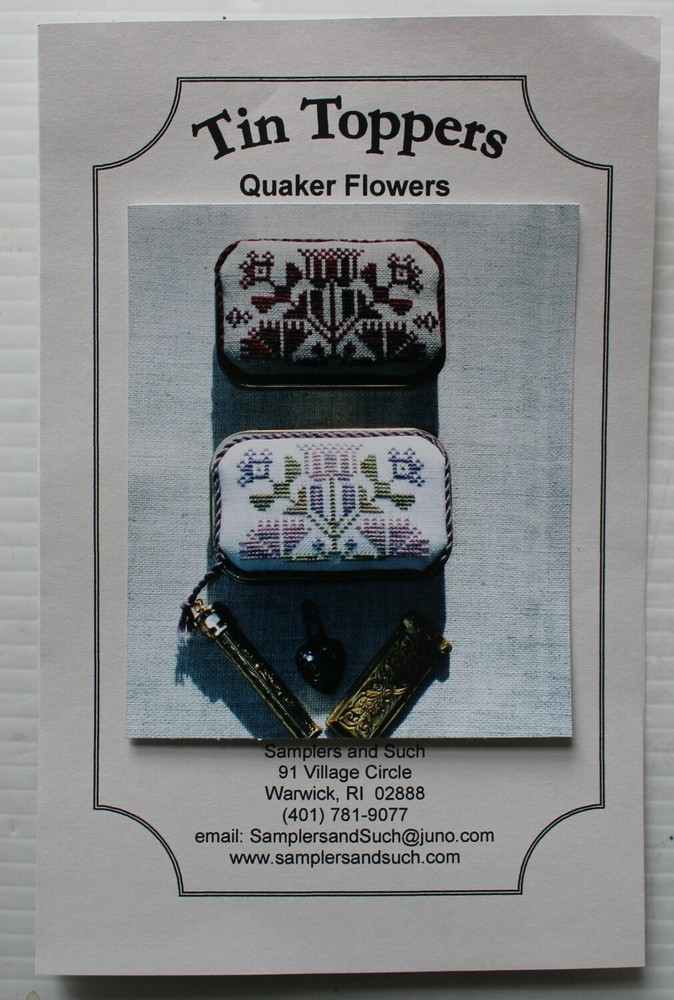 Quaker Flowers - Samplers and Such