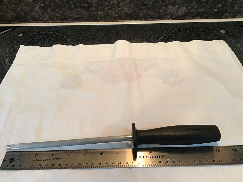 Kitchen Aid Sharpening Steel Black Handle