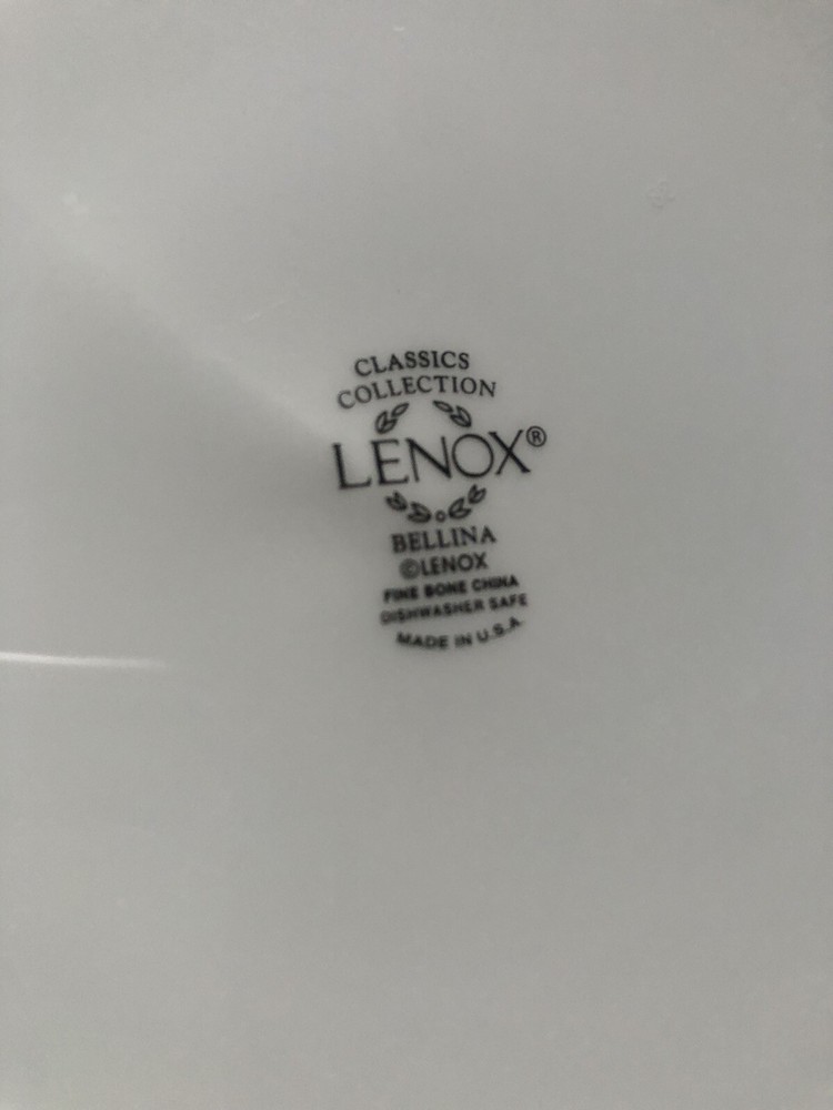 LENOX BELLINA PLATINUM- ONE- FIVE PC PLACE SETTING (s)
