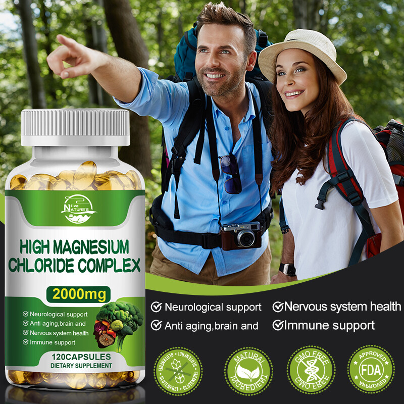 High Magnesium Chloride Complex 2000mg 120 Capsules - Nervous System Support