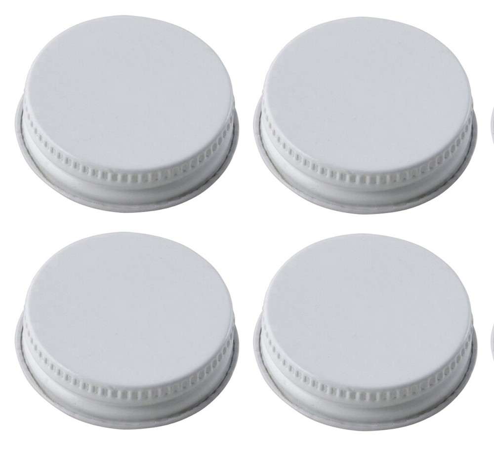 Glass Water Bottle, Includes 38 mm Metal Screw Cap, 1 gal Capacity (Pack of 4)