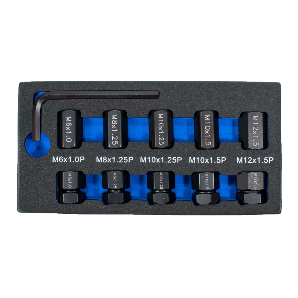 10 PC Metric Stud Remover and Installer Kit