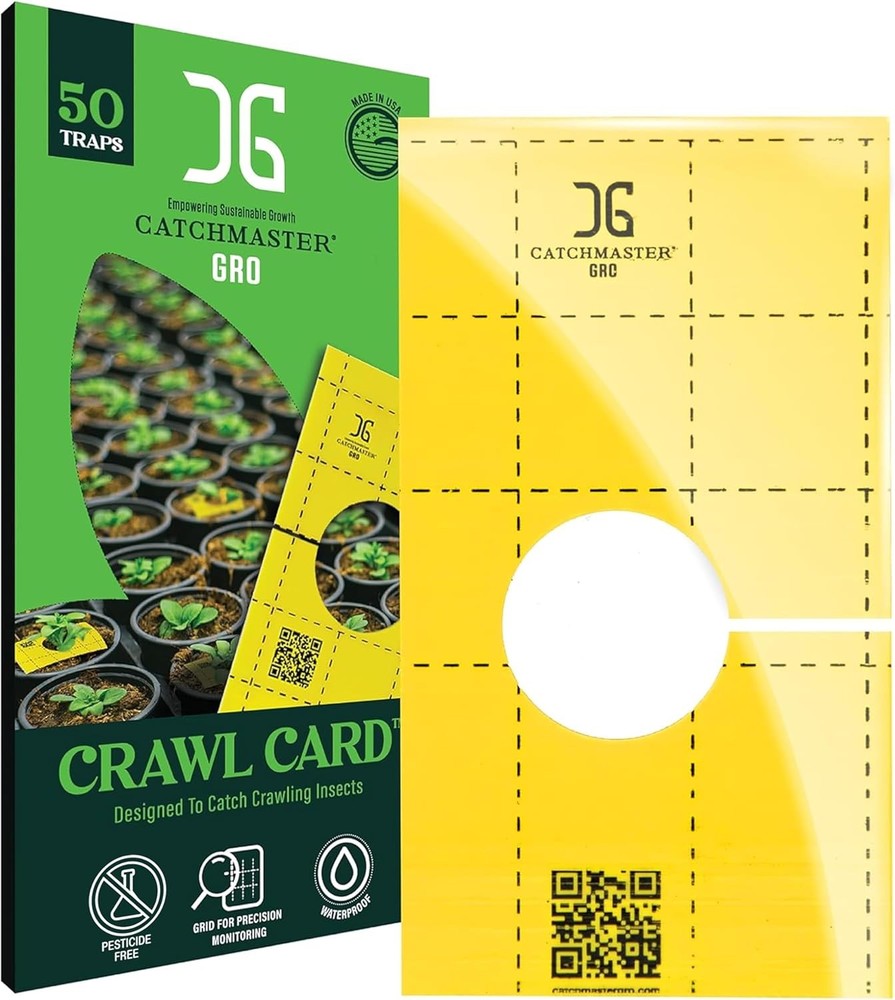 Catchmaster GRO Yellow Pre-Cut Ready to Use Sticky Traps