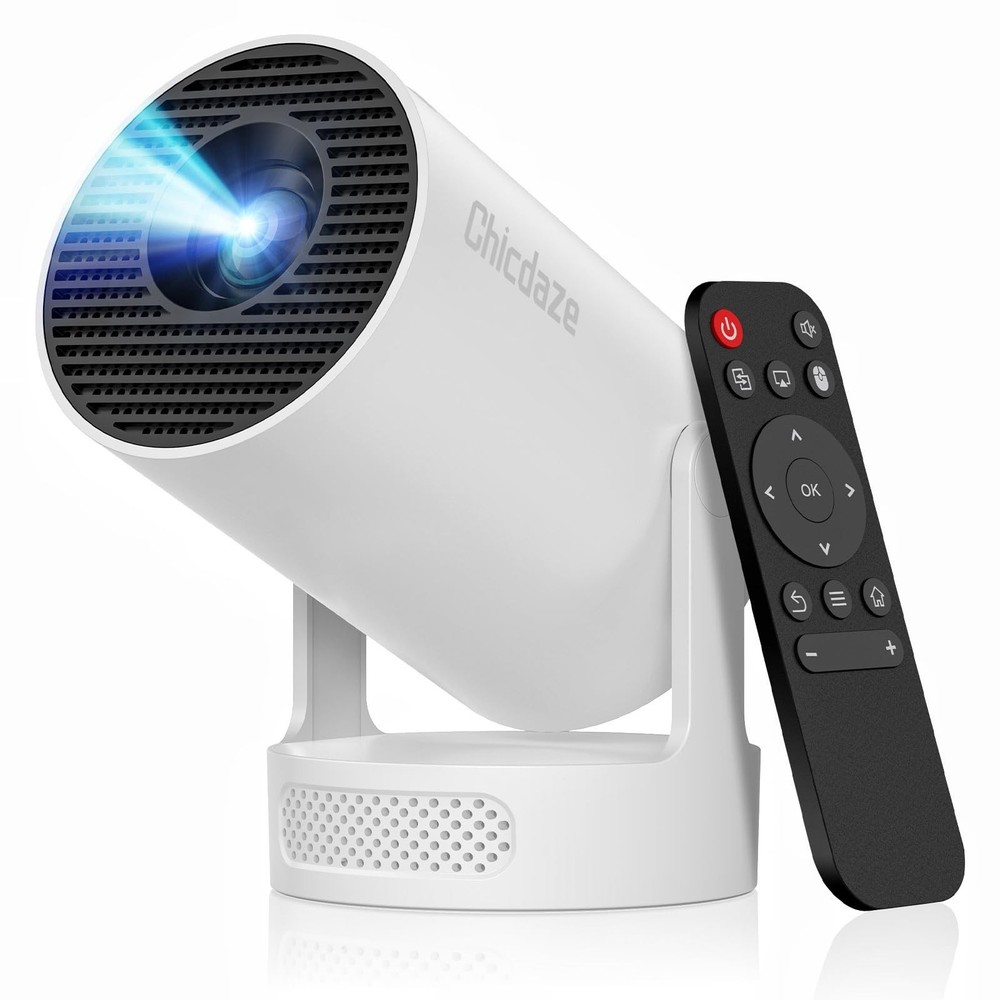 Mini Projector with WiFi and Bluetooth, Portable Projector Support Soundbase ...