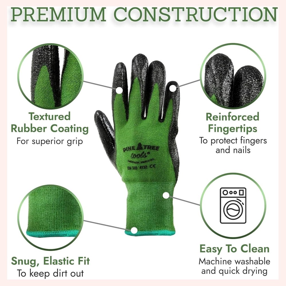 Bamboo Gardening Gloves Touchscreen Friendly