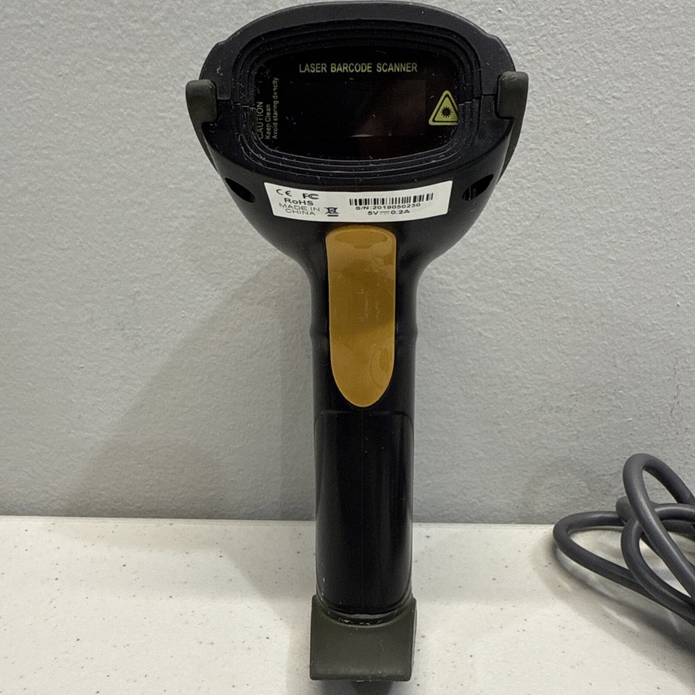 Barcode Scanner RoHS Handheld 4209 SR 2015 Black and Orange Tested Works
