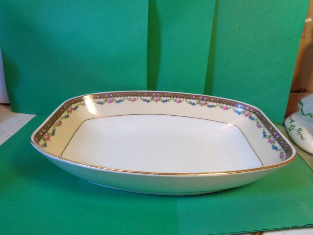 Edelstein 9 3/4" Rectangular Serving Bowl, Edelstein Bavaria (Used/EUC)