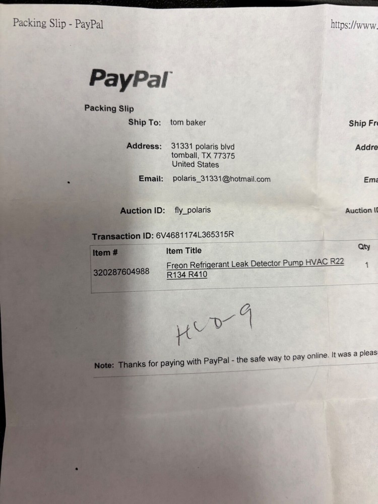 Portable Refrigerant Leak Detector