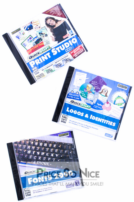Quickstart Media: Fonts, Print Studio AND Logos & Identities
