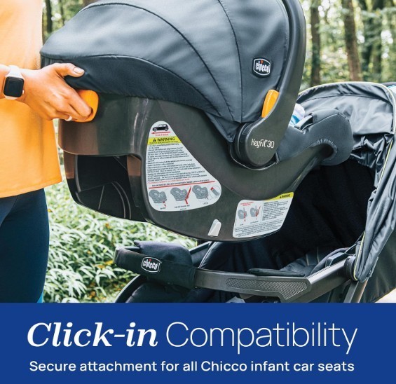 NEW Chicco Activ3 Eclipse Jogging Stroller All Terrain suspension foldable