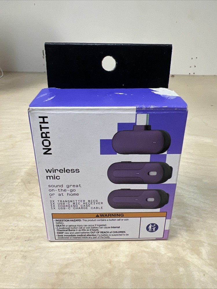 NORTH Wireless Microphone with Charger (USB-C)...305