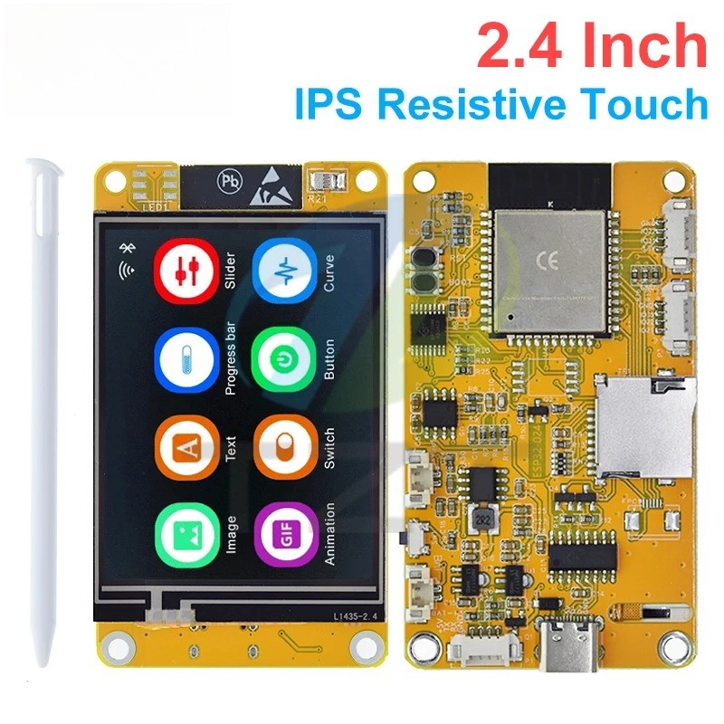 ESP32 WiFi Bluetooth 2.4" TFT LCD Touch Display LVGL Dev Board Module