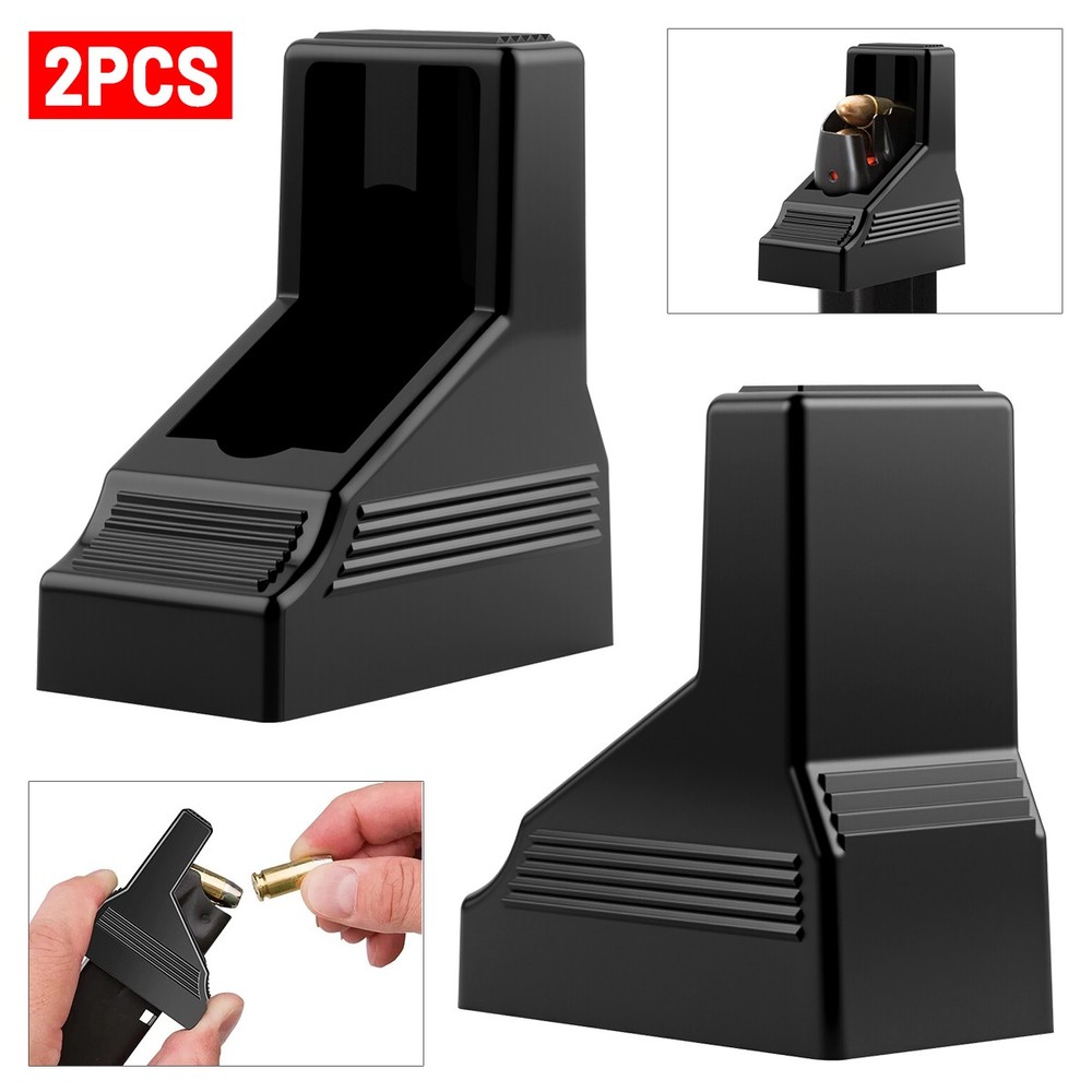 2-Pack Mag Loader for 9mm & .40 S&W - Fast Loading, Durable Polymer Design