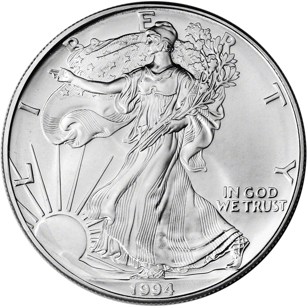 1994 American Silver Eagle Coin - NGC MS69