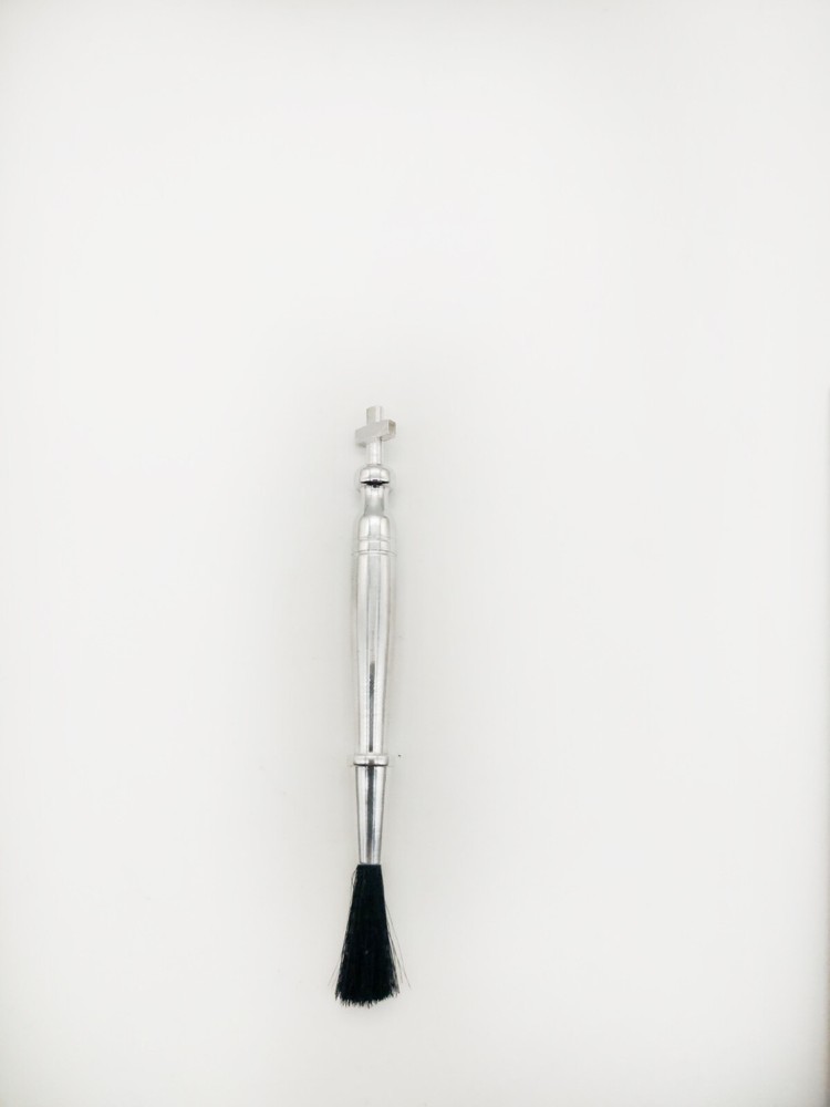 Orthodox Anointing Brush Striuchtsa 3.54" Ebonite