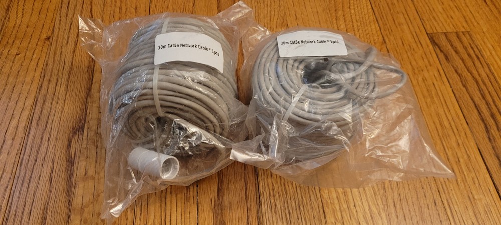 Lorex Cat5e 100FT/30m Network Ethernet Cable for IP Security Camera