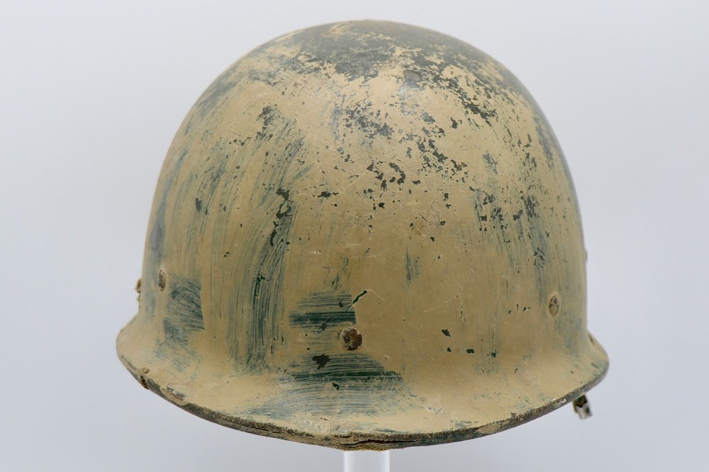 Iraqi Battle Damaged M80 Helmet