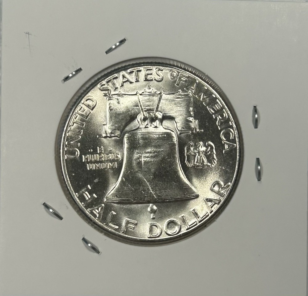 1954 S Franklin Half Dollar Coin Uncirculated