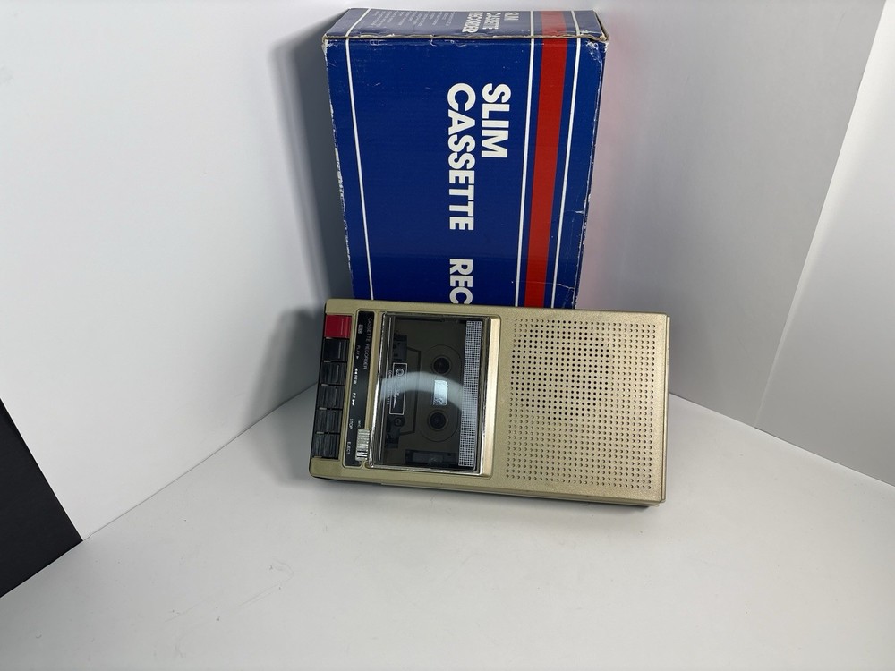 Slim Cassette Recorder Vintage