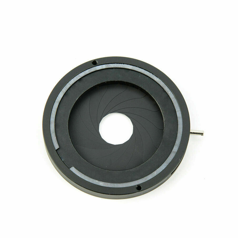 Mechanical Iris 1.5-36mm Adjustable Manual Aperture for Microscope/Camera/Laser