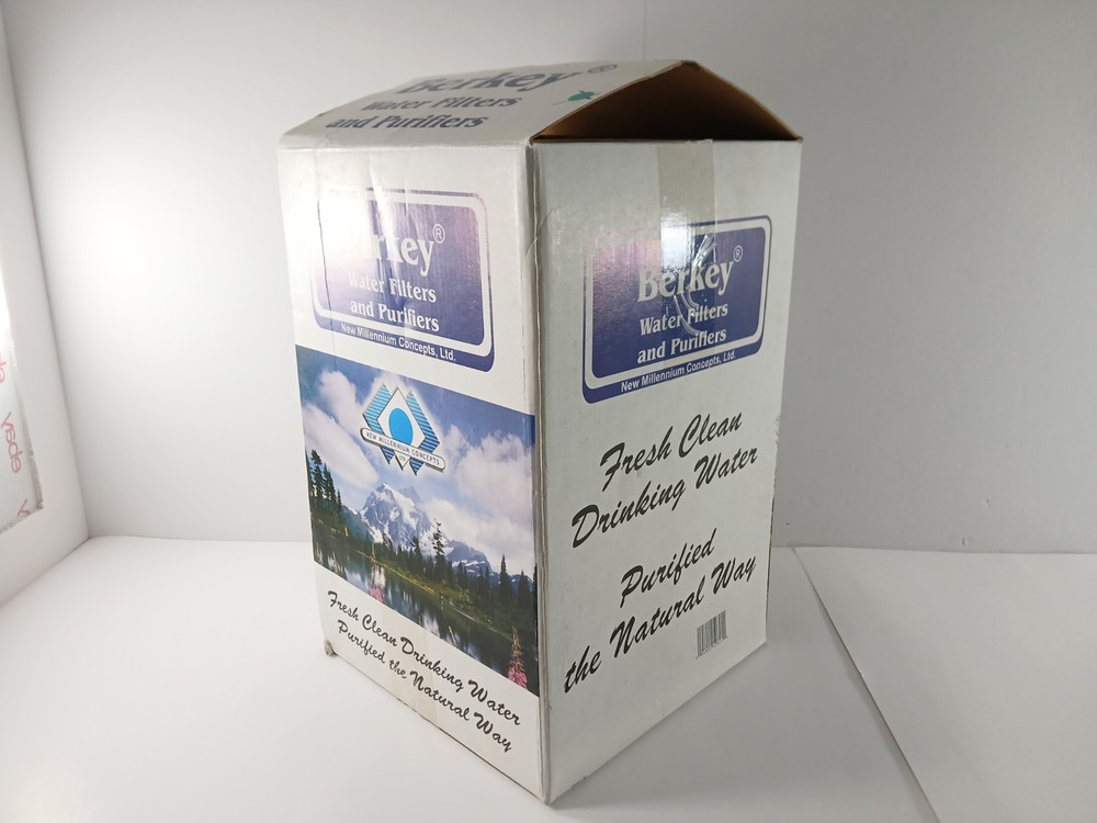 Big Berkey Water Purification System STAINLESS STEEL HOUSING No Filter UNUSED