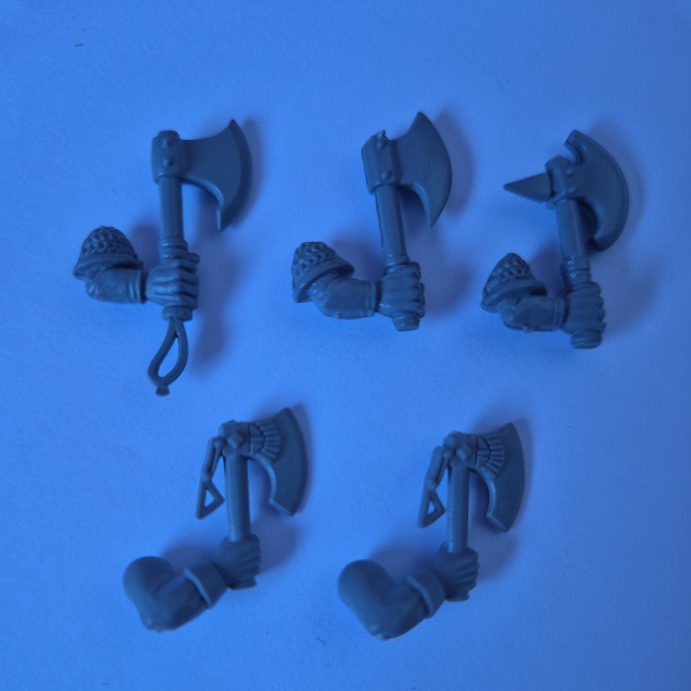 Warhammer Dwarf Warriors Axe X 5