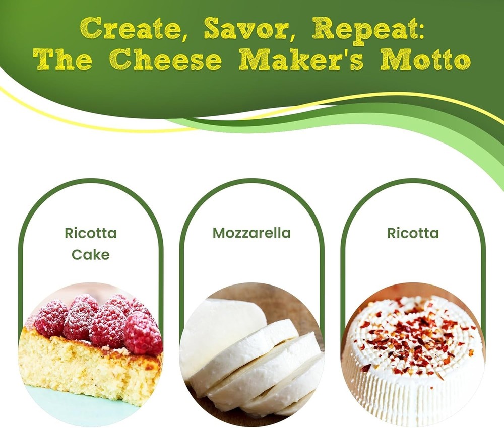 DIY Mozzarella & Ricotta Cheese Making Kit
