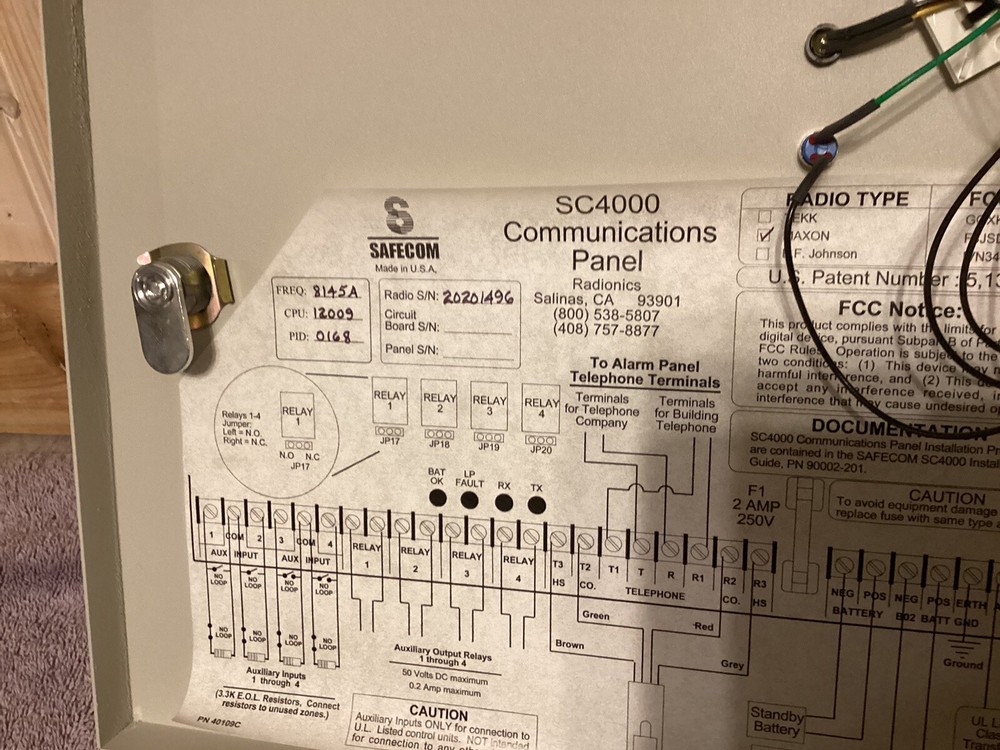 SAFECOM…SC4000….Communications Panel…..NEW