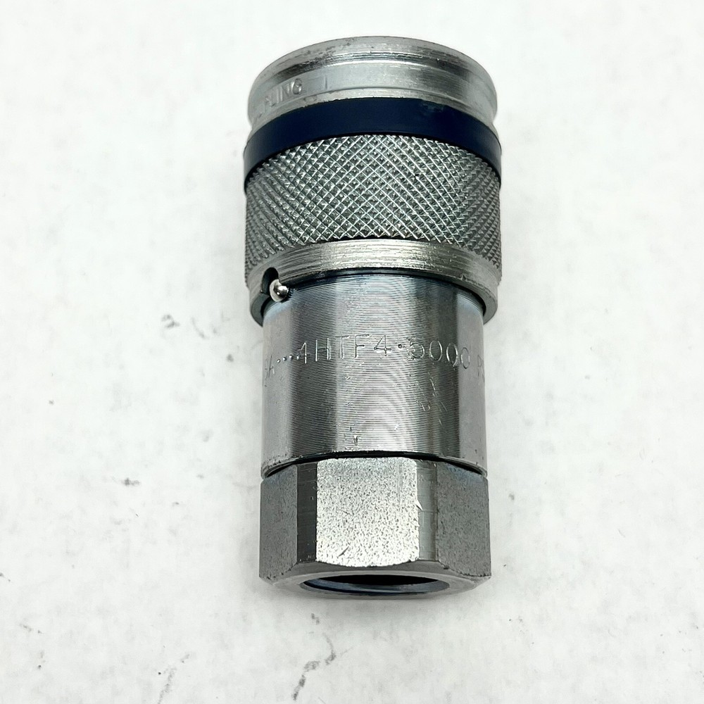 4HTF4-5000PSI FEMALE QUICK THREADED COUPLER 1/2"