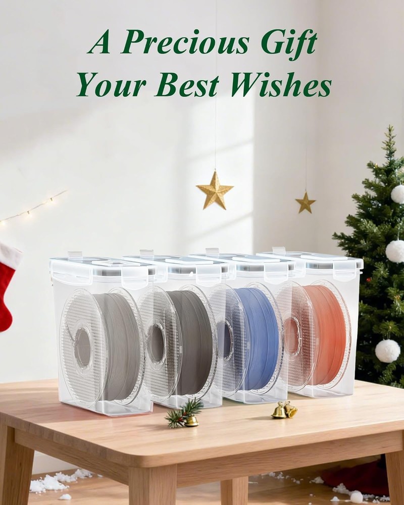 Filament Storage Box 6 Pack for 3D Printer Sealing Dustproof Water-Proof