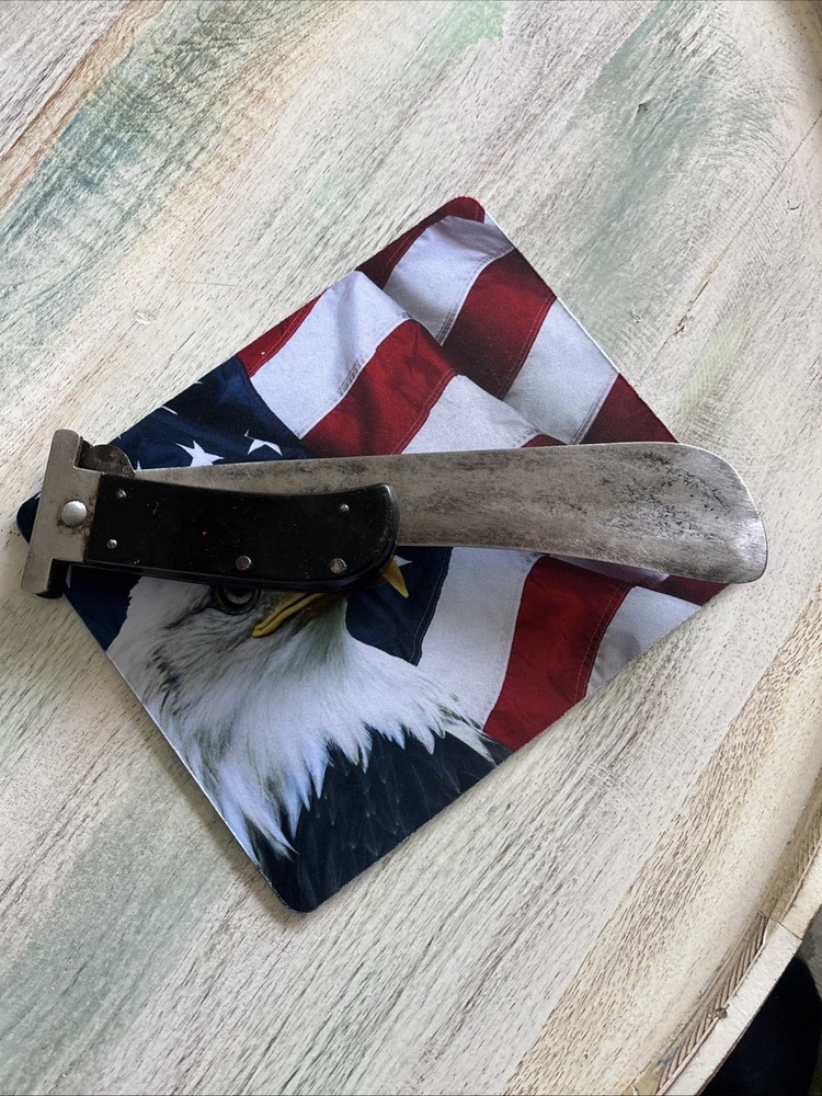 Military Issue Cattaraugus Folding Aviator Machete Knife