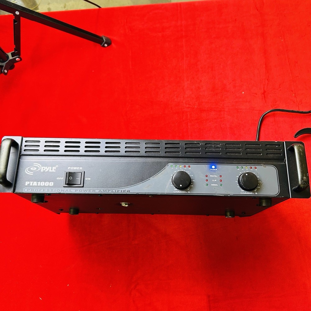 Pyle Professional Power Amplifier PTA1000 Tested