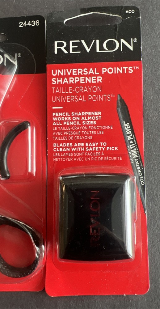 Revlon Lash Curler & Universal Points Sharpener ~New In Package