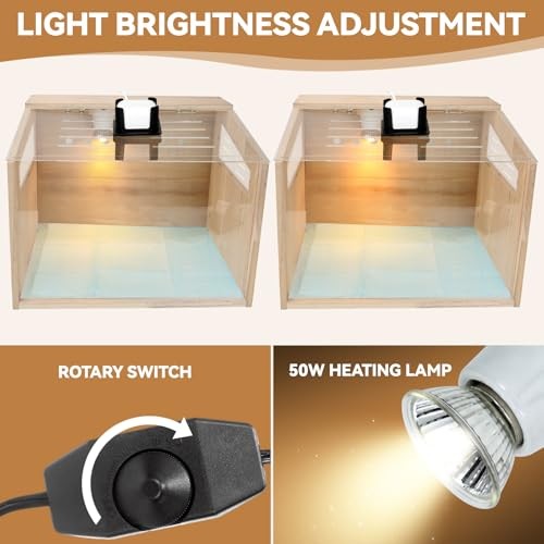 Chicken Brooder Box with Camera : 2.5K HD 5G Chicken Watching Camera,