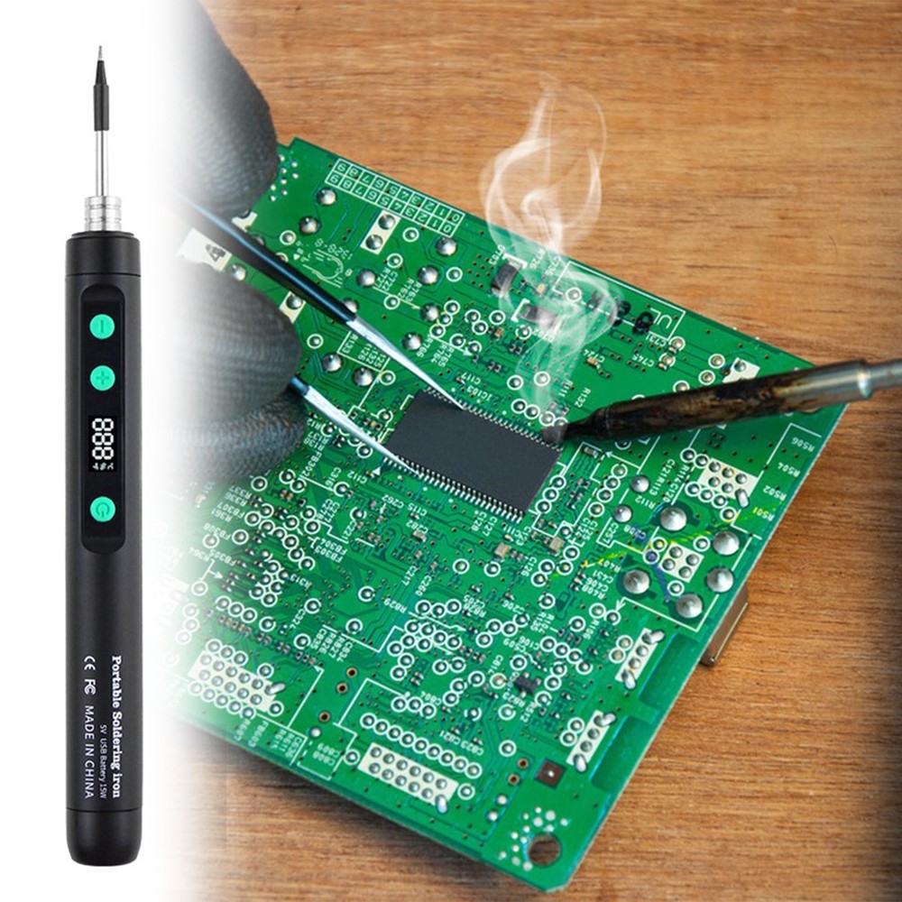 Soldering Iron Kit Versatile Practical Digital Display Compact Fast Heating