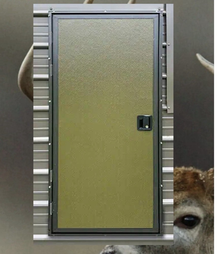 deer blind  door