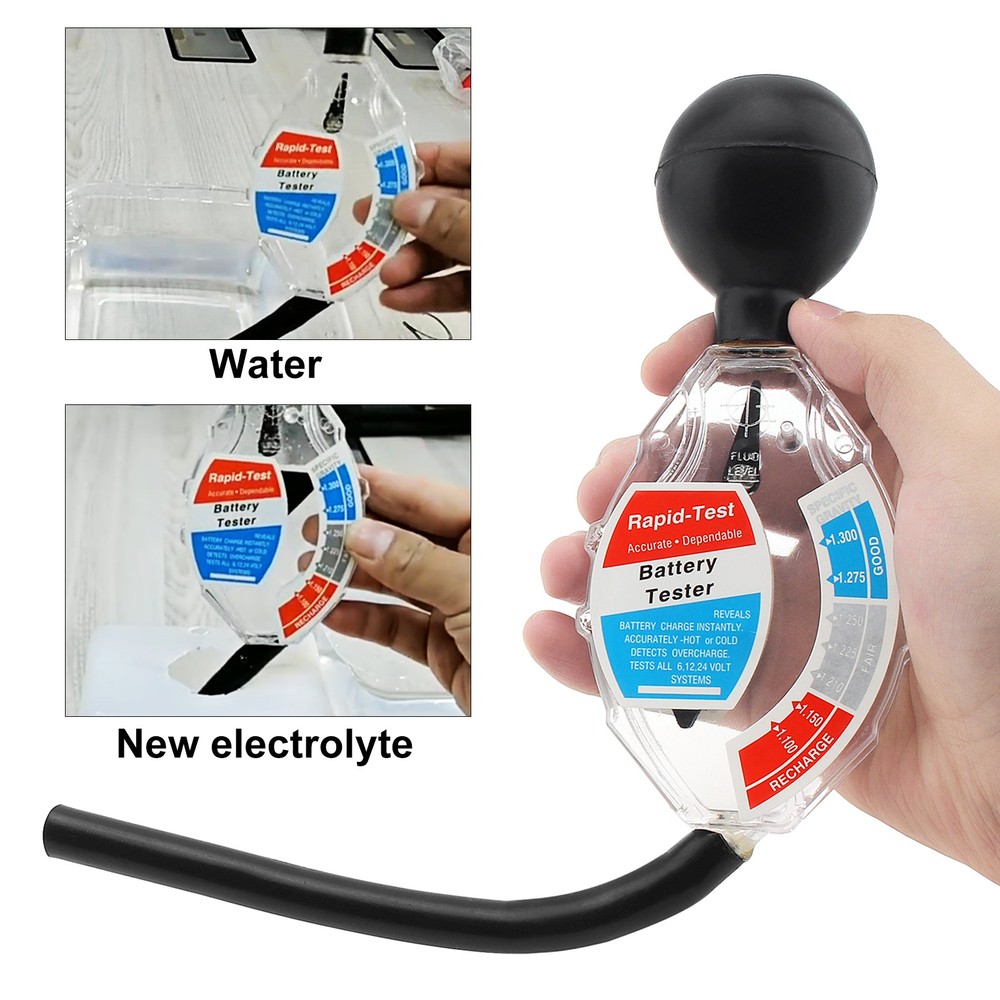 Auto Professional Deep Cycle Fast Detection Battery Hydrometer Tester Tool New